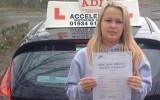 Paige Cobley passed her test in 8 weeks!