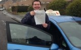 Driving test success. Well done David.