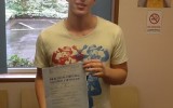 DRIVING TEST PASS FOR BTEC STUDENT CHRIS