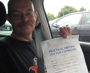 WELL DONE ROB TAYLOR DRIVING TEST FIRST TIME PASS