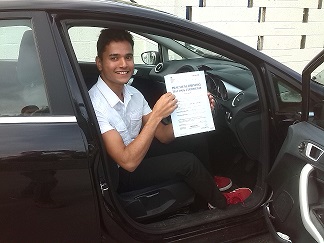DRIVING TEST PASS WELL DONE VINU