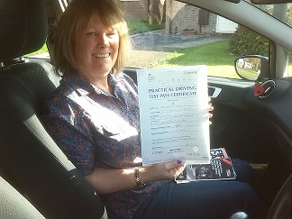 MARIE PASSED HER DRIVING TEST AT 62 YEARS OLD
