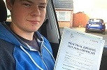 TOBY DRIVING TEST SUCCESS