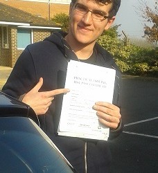 DRIVING TEST SUCCESS FOR CHRIS